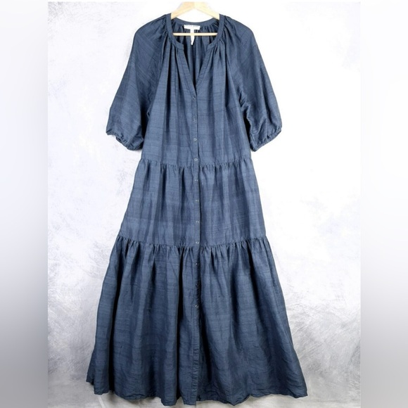 100% Silk Apiece Apart Mitte Maxi Dress - Picture 4 of 17